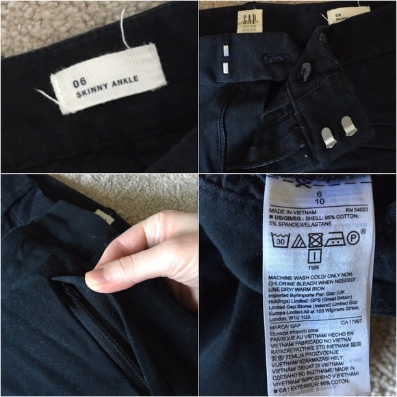 Embroidered Hem Pants • GAP - Picture 5 of 9